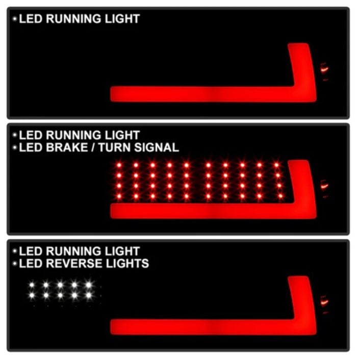 W/LED Taillights LED Black Digital Dakota バットマンテール 5.10 コール Bar 87-93 Mustang サーフィン・ボディボード