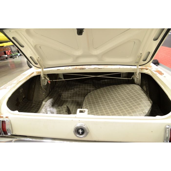 Mustang Trunk Mat Kit Plaid Convertible/ Coupe 1965-1966