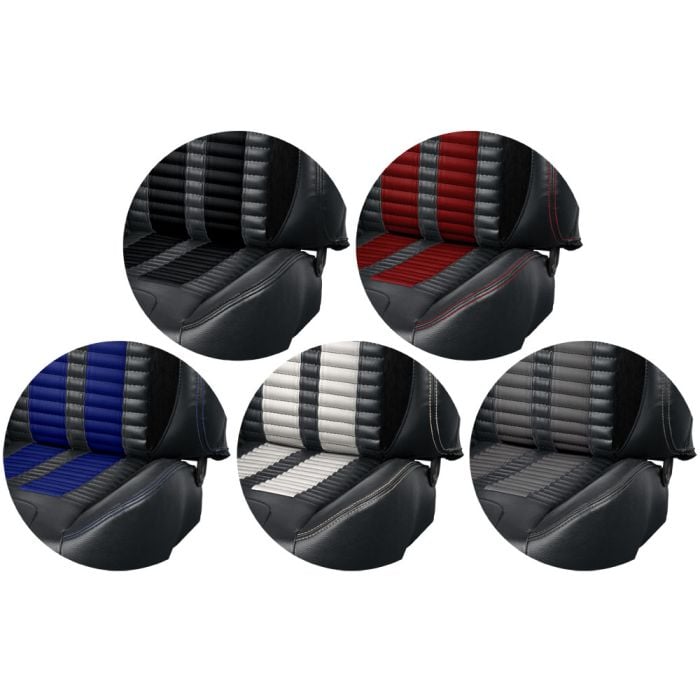 TMI Mustang Upholstery Sport R500 Series Seat With Seat Foam Lo