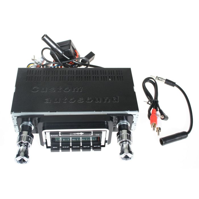 Custom Autosound CAM-MS-USA-630 Mustang USA-630 Radio AM/FM 1965-1966