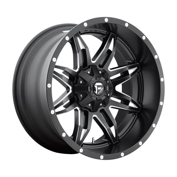 Fuel Lethal Wheel Matte Black/Milled 18â x 9â 20mm Offset Single
