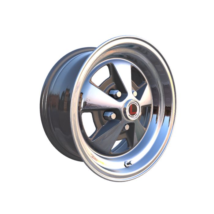 Legendary Wheel Co. Mustang Flat 5 Alloy Wheel And Tire Package 15