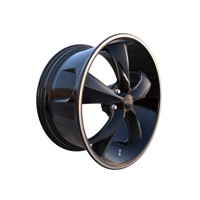 FOOSE Mustang Legend Wheel 20x8.5 Black With Lip V6/GT 05-14
