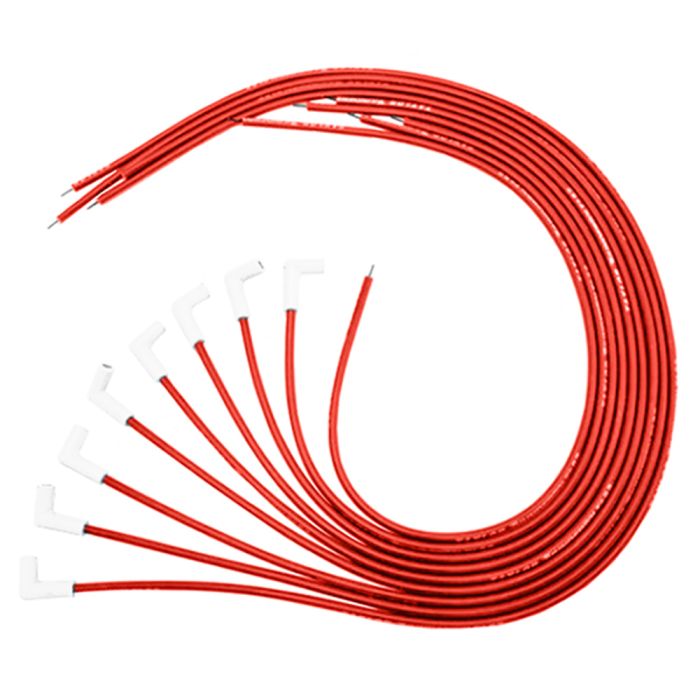 Taylor Spark Plug Wire Set Spiro-Pro 8mm w/ 90-Degree White