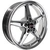 Race Star Industries Wheel Drag Star Polished Direct Drill 17"x4.5" Mustang 1965-2014 Race Star Industries Wheel Drag Star Polished Direct Drill 17