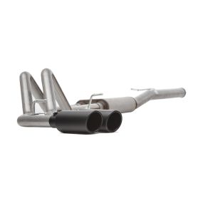 Gibson Black Elite Cat-Back Exhaust System Dual Sport Stainless Steel Crew Cab 5.58’ Bed 3.5L F-150 2011-2014