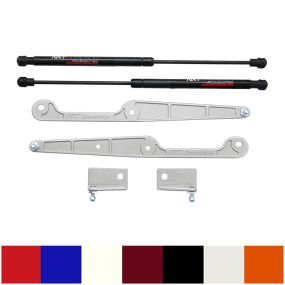 California Pony Cars Hood Strut Kit Painted Mustang V6/EcoBoost/GT 2015-2017