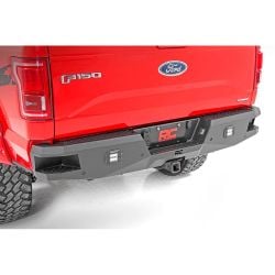 Rough Country Rear Bumper Heavy Duty With LED Cube Lights F-150 2015-2020