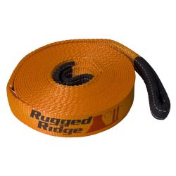 Rugged Ridge Recovery Strap 4" X 30' 40,000lb Capacity Orange