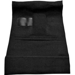 ACC Carpets Carpet Original Style Full Molded Black Loop With Low Tunnel F-100 1948-1952