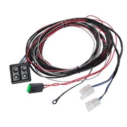 Power Window Kit With Black Illuminated Center Console Switches Chevrolet C10 1967-1972