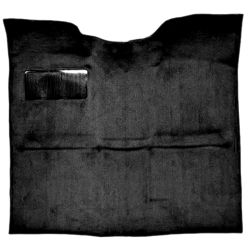ACC Black Cutpile Molded Carpet Chevy C10 67-72 Regular Cab 2WD Auto/ 3-Speed Column Shift w/o In-Cab Fuel Tank