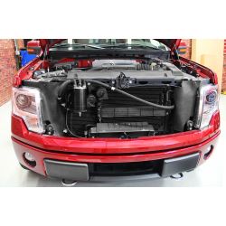 UPR Oil Separator 4" Mega Catch Can Kit Black EcoBoost 3.5L F-150 2011-2014