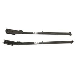 CPP Totally Tubular Black Powder Coated Chevy Trailing Arms Rear Pair C10 60-72