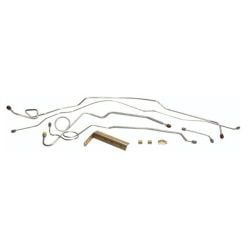Classic Performance Products Stainless Steel Front Brake Line Set Chevy C10 1967-1970 for Disc Brake Conversion