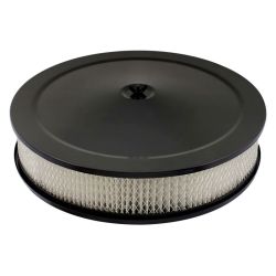 Mr. Gasket Air Cleaner 14" Round Flat Black For 4-Barrel Carburetors