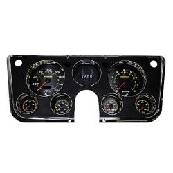 Intellitronix Analog Instrument Cluster w/ Faceplate Black C10 Chevrolet 67-72