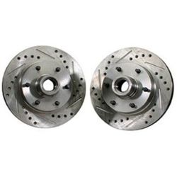 Classic Performance Products Front Brake Rotor 12" Dimpled/ Slotted Pair For 6x5.5 Lug Pattern Chevrolet C10 1960-1970