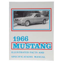 Jim Osborn MPO293 Mustang Book 1966 Illustrated Facts Specs Manual