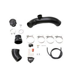cp-e Blow Off Valve Kit Exhale Satin Black With Black Tial Q Blow Off Valve EcoBoost Mustang 2015-2023