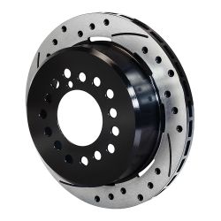 Wilwood Rear Brake Rotor Dynapro SRP Performance Drilled/Slotted 12.19" For Driver Side Mustang 1965-1969
