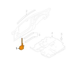 Ford Kick Panel Black Driver Mustang 2005-2009