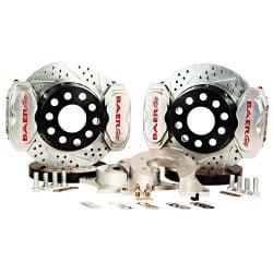 Baer Brakes Brake System 11" Rear SS4+ Deep Stage 4-Caliper Clear Ford 9" Torino Bearing