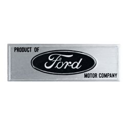 Door Sill Plate Decal Black Bronco 1966-1967