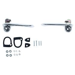 Exterior Door Handle Chrome Kit Bronco 1966-1977