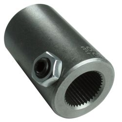 Borgeson Steering Coupler Steel For 11/16"-36 X 3/4" Smooth Bore