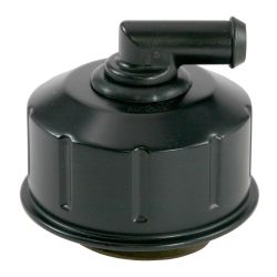 Scott Drake Oil Cap Black Twist-On Style With PCV Elbow Bronco 1967-1977