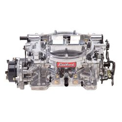 Edelbrock Carburetor 650 CFM Thunder Series AVS Electric Choke Cast Finish