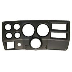 Classic Dash 6-Gauge Dash Panel Black For 5” And 2-1/16” Gauges With Air Conditioning GMC Truck/Chevrolet C10 1984-1987