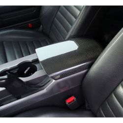 Trufiber Center Console Arm Rest Pad Cover LG38 Carbon Fiber Mustang 2005-2009