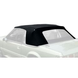 KEE Auto Top Convertible Top Vinyl Black Mustang 1983-1990