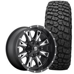 Fuel Throttle Wheel and Tire Package 20