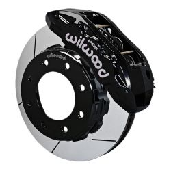 Wilwood Front Disc Brake Kit Tactical Extreme TX6R 6-Piston Black With 15-1/2" Slotted Rotors 6-Lug F-150 2010-2019