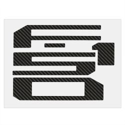 Tailgate Lettering Insert Decal Carbon Fiber Black Set F-150/F-150 Raptor 2018-2020