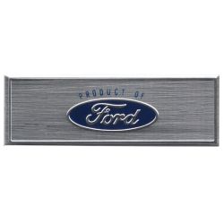 Door Sill Plate Decal Product Of Ford Logo Blue 1967 Mustang
