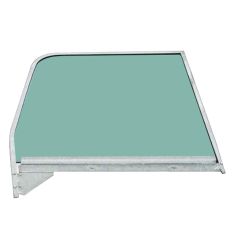 Door Glass Clear With Chrome Metal Frame Passenger Side Chevrolet C10 1960-1963
