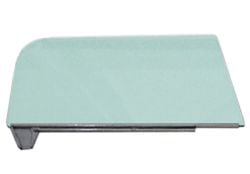 Door Glass Green Tinted With Channel Passenger Side Chevrolet C10 1967-1972