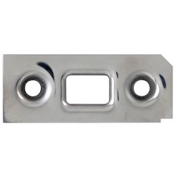 Liftgate Striker Plate Polished Stainless Steel With Hardware Bronco 1969-1977