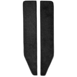 ACC Carpets Door Panel Carpet Insert Black Loop Pair With Cardboard F-100 1973