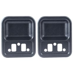Door Panel Cups Black Pair F-100 1968-1972