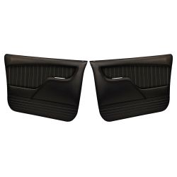 TMI Door Panel Sport Black With Black Stitching Pair Chevrolet C10 1967-1972