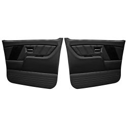 TMI Door Panel Sport R Black With Black Stitching Pair Chevrolet C10 1973-1980