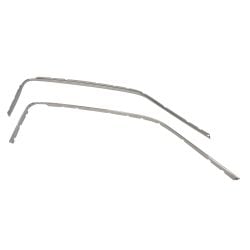 Roofrail Trim Molding Stainless Steel Pair Mustang Fastback 1965-1966