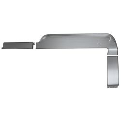 Deluxe Dash Trim Kit Brushed Aluminum 1967 Mustang