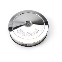 Edelbrock Air Cleaner Pro-Flo 10" Round Chrome With 2" Flange