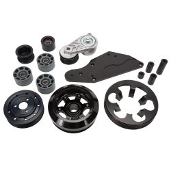 Edelbrock E-Force 8-Rib Belt Drive Upgrade Kit Ford 5.0L Coyote Engine
